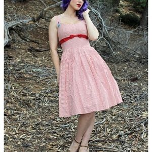 Bernie Dexter red bow dress